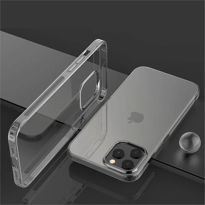 Non-Yellowing Transparent Case For iPhone 16 15 14 Plus 13 Pro Max 16e 12 11 12Pro 14Pro 13Pro SE 2020 Phone Cover Case