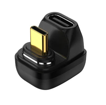 USB 4.0 PD 100W 8K 60Hz Charger Connector for Macbook 40Gbps High Speed USB C OTG U-Shape Straight Angle Male to Female Adapter