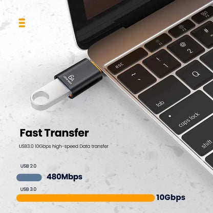 6A USB To Type C OTG Adapter 120W USB-C Male To Type-c Female Charger Converter for Macbook Samsung Data Transfer 1pc 2pcs