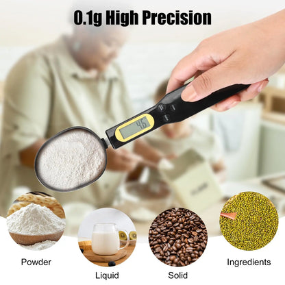 Electronic Kitchen Scale 500g 0.1g LCD Digital Measuring Food Flour Digital Spoon Scale Mini Kitchen Tool for Milk Coffee Scale