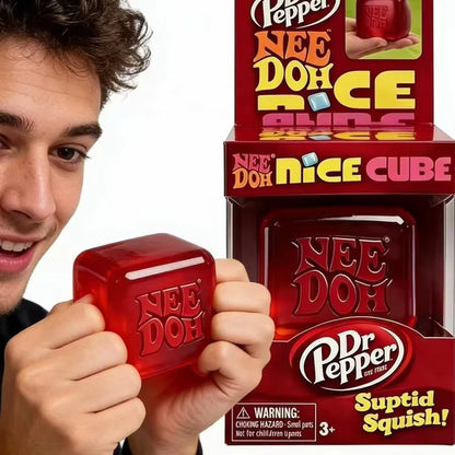 Needoh Nice Cube Sensory Stress Reliever Fidget Tool For Anxiety & Focus Desk Sensory Cube For Adults & Kids Birthday Gift