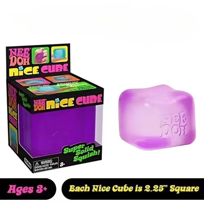 Trending Nee Doh Jellyfish & Cube Squish Toy, Soft Jelly Squeeze Stress Relief Fidget Toy, Sensory NeeDoh for Kids & Adults