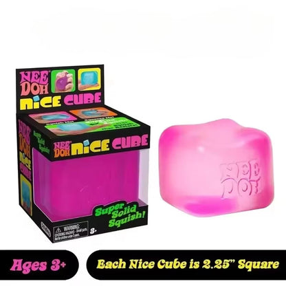 Trending Nee Doh Jellyfish & Cube Squish Toy, Soft Jelly Squeeze Stress Relief Fidget Toy, Sensory NeeDoh for Kids & Adults